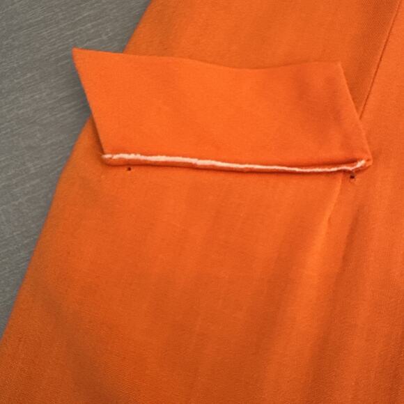 80s Fred Rothschild Orange Dress Fits M-L Western Screen Costume Hollywood - Picture 7 of 16